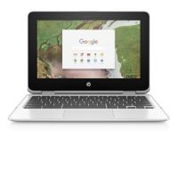 HP Chromebook x360 11-ae100 11-ae161cl 11.6" Touchscreen 2 in 1 Notebook - 1366 x 768 - Celeron N3350 - 4 GB RAM - 32 GB Flash Memory - Snow White - Refurbished